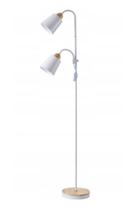 Торшер підлоговий на два плафони SVLIGHT D14-WT