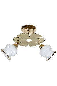Классическая Люстра SVLIGHT двухламповая поворотная 5018/2 золото