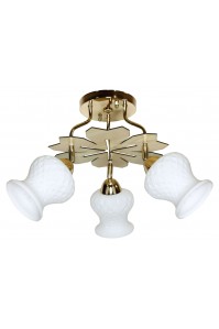 Классическая Люстра SVLIGHT трехламповая поворотная 5024/3 золото