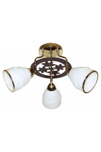 Классическая Люстра SVLIGHT трехламповая поворотная 5044/3 золото