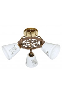 Классическая Люстра SVLIGHT трехламповая поворотная 5057/3 золото