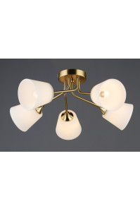 Потолочная Люстра SVLIGHT на 5 лампочек 6628/5 бронза